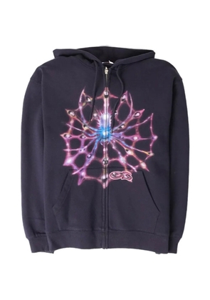 YARDSALE graphic-print hoodie - Blue