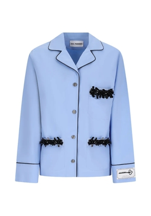 DES PHEMMES embellishment shirt - Blue