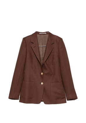 Tagliatore patch-pocket blazer - Brown