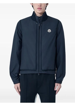 Moncler logo-patch bomber jacket - Grey