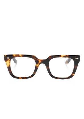 Moscot Grober square-frame glasses - Brown