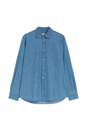 Jil Sander cotton chambray shirt - Blue