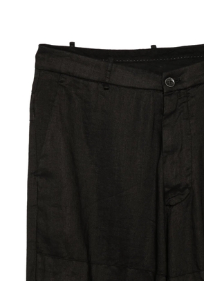 Masnada buttoned cargo trousers - Black