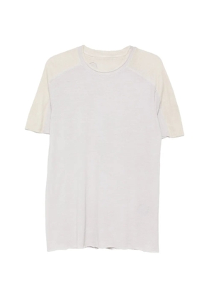 Masnada panelled T-shirt - Neutrals