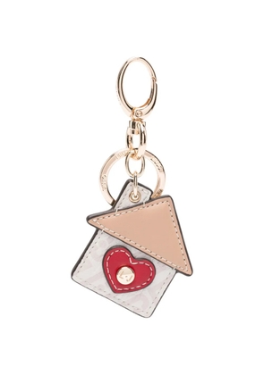 LIU JO house-shaped keyring - Neutrals