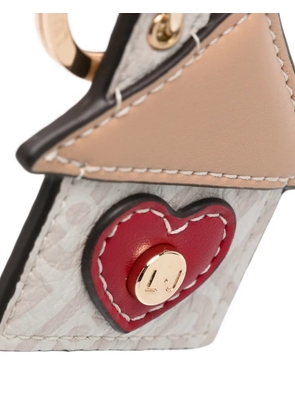 LIU JO house-shaped keyring - Neutrals