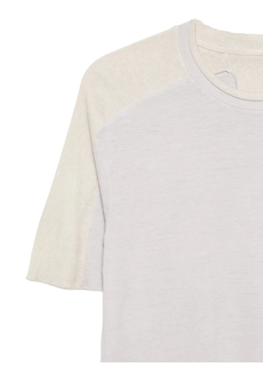 Masnada panelled T-shirt - Neutrals
