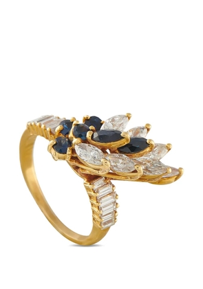 LB Exclusive diamond sapphire ring - Gold