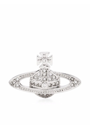 Vivienne Westwood Mini Bas relief Clutch pin - Silver