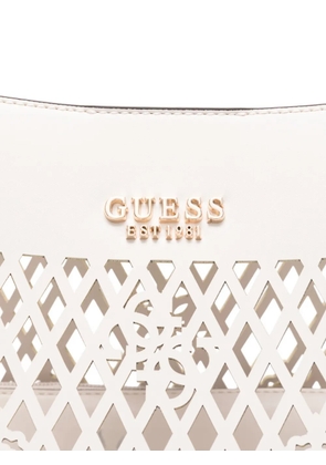 GUESS USA Letty cutout tote bag - White