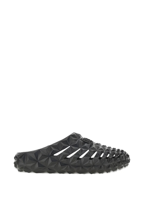 Ea7 Emporio Armani logo-detail slides - Black