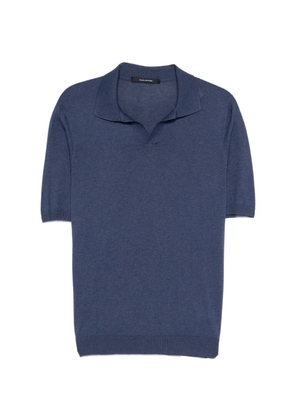 Tagliatore Keith V-neck T-shirt - Blue