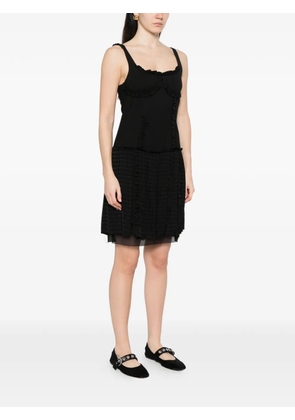 Open YY Flapper mini dress - Black