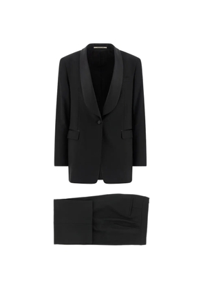 Tagliatore Clarita virgin wool suit - Black
