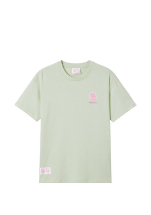 FINGERCROXX logo-appliqué T-shirt - Green