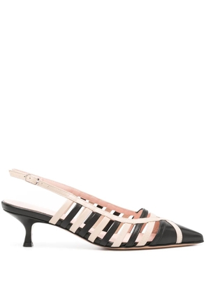 Anna F. 60mm leather pumps - Black