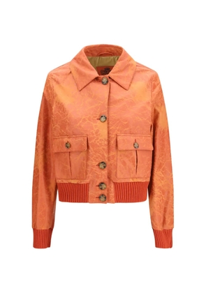 Valstar button flap pocket blazer - Orange