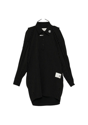 Maison MIHARA YASUHIRO pinstripe mini dress - Black
