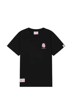FINGERCROXX embroidered T-shirt - Black