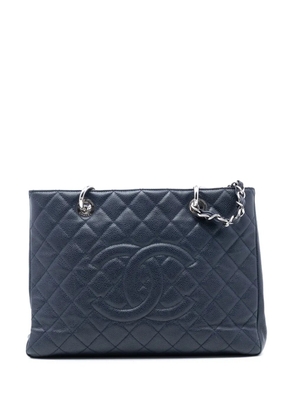 CHANEL Pre-Owned 2014 Caviar Grand Shopping tote bag - Blue