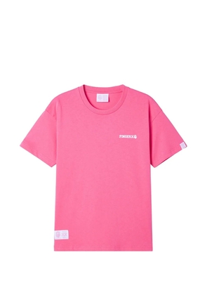 FINGERCROXX logo-print T-shirt - Pink