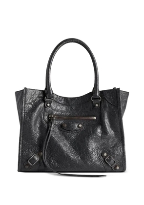 Balenciaga mini Le City leather tote bag - Black