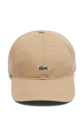 Lacoste crocodile-embroidered baseball cap - Neutrals