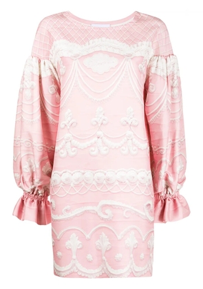 Moschino jacquard mini dress - Pink