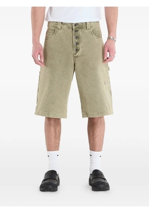 ROA Ash canvas shorts - Green