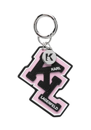 Karl Lagerfeld K/Ikonik Varsity keyring - Pink