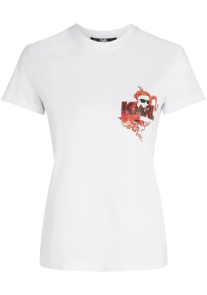 Karl Lagerfeld Year of the Dragon Ikon T-shirt - White