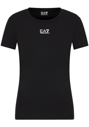 Ea7 Emporio Armani logo-print T-shirt - Black