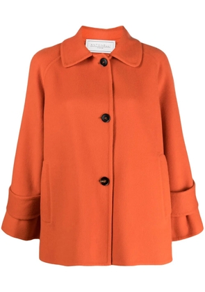 Antonelli button-down raglan-sleeve jacket - Orange