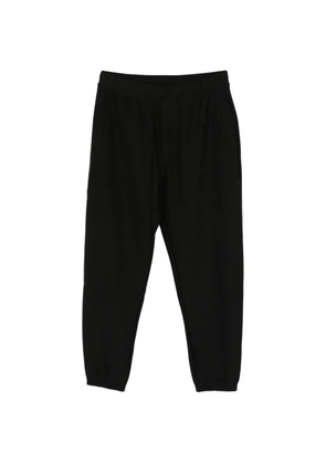 Emporio Armani patterned track pants - Black