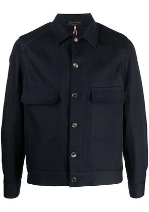 Dell'oglio cotton shirt jacket - Blue