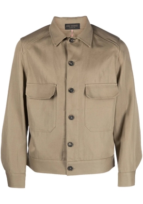 Dell'oglio cotton shirt jacket - Neutrals