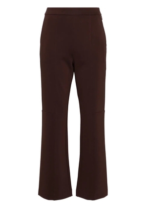 Max Mara high-waisted straight-leg trousers - Red