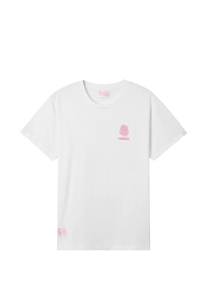 FINGERCROXX applique T-shirt - White