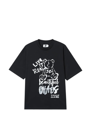 izzue graphic-print T-shirt - Black