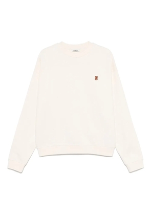 SANDRO patch sweatshirt - Neutrals