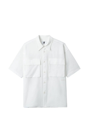 izzue pockets shirt - White