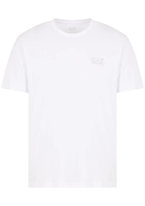 Ea7 Emporio Armani logo-appliqué T-shirt - White