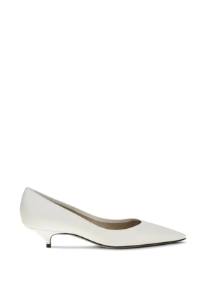The Row Liisa kitten-heel sandals - White