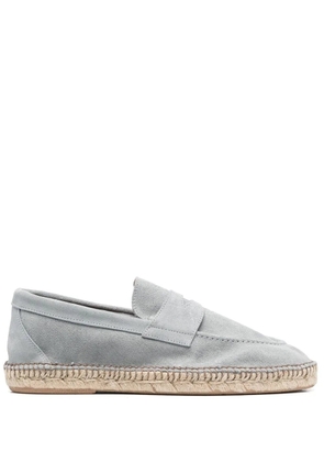 Eleventy suede penny espadrilles - Blue