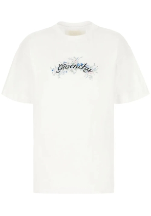 Givenchy logo-embroidered T-shirt - White