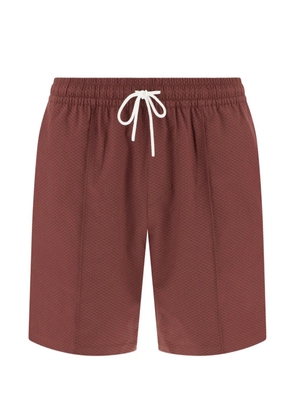 Boggi Milano printed swim shorts - Brown