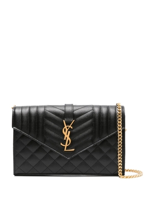 Saint Laurent Envelope leather cross body bag - Black