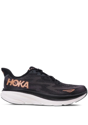 HOKA logo-patch sneakers - Black