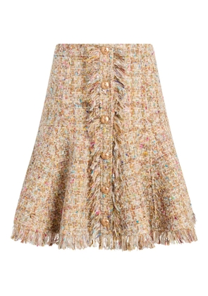 Cinq A Sept boucle fringed skirt - Brown