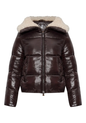 Save The Duck quilted padded jacket - Brown